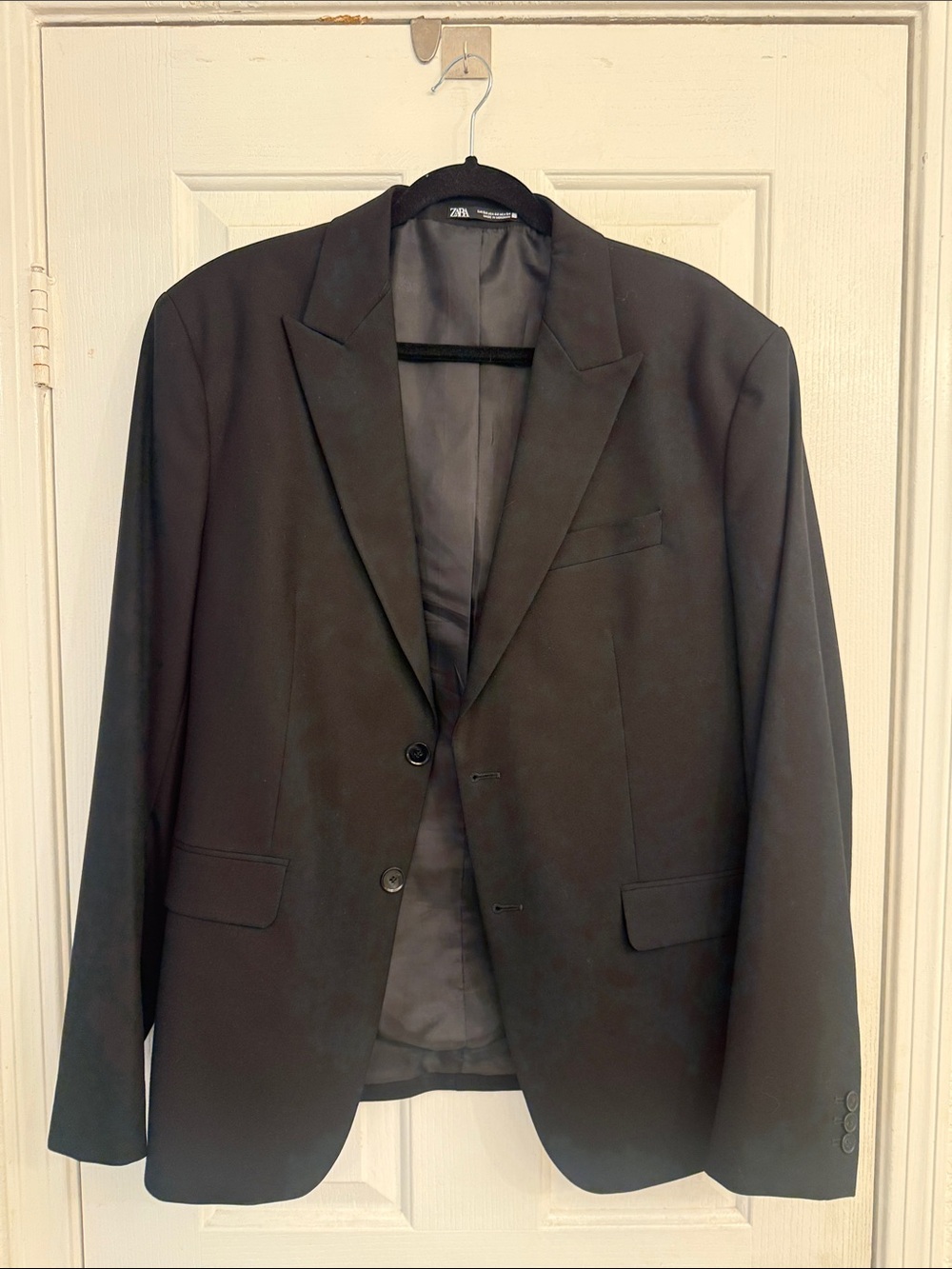 Zara Men's Black Single-Breasted Sport Coat